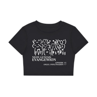 evangewion uwu crop tee