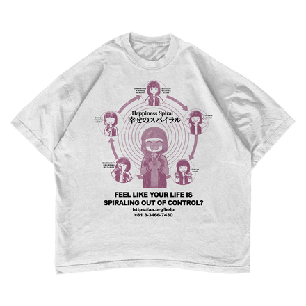 kikuri happiness spiral shirt