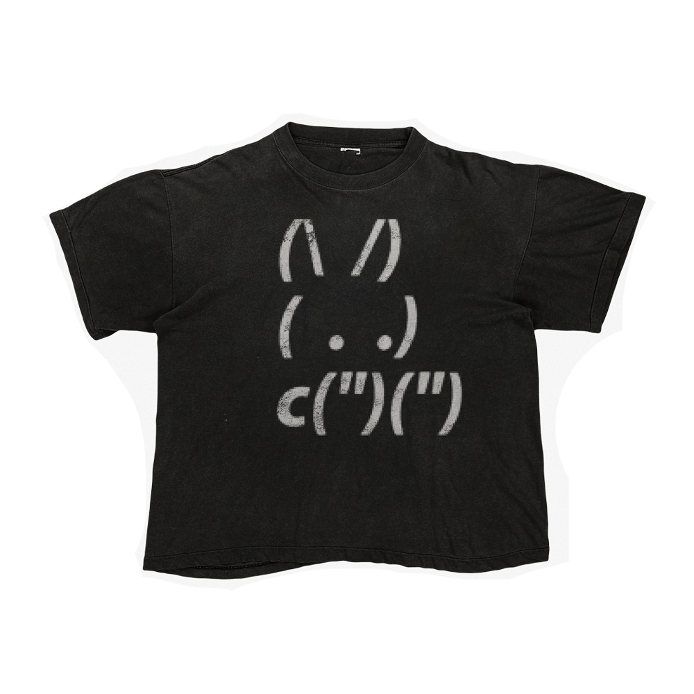 ascii bunny shirt