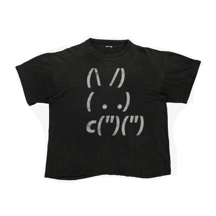 ascii bunny shirt