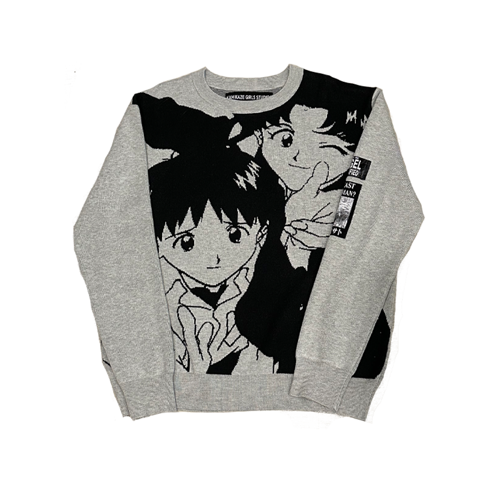 shinji & misato knit sweater